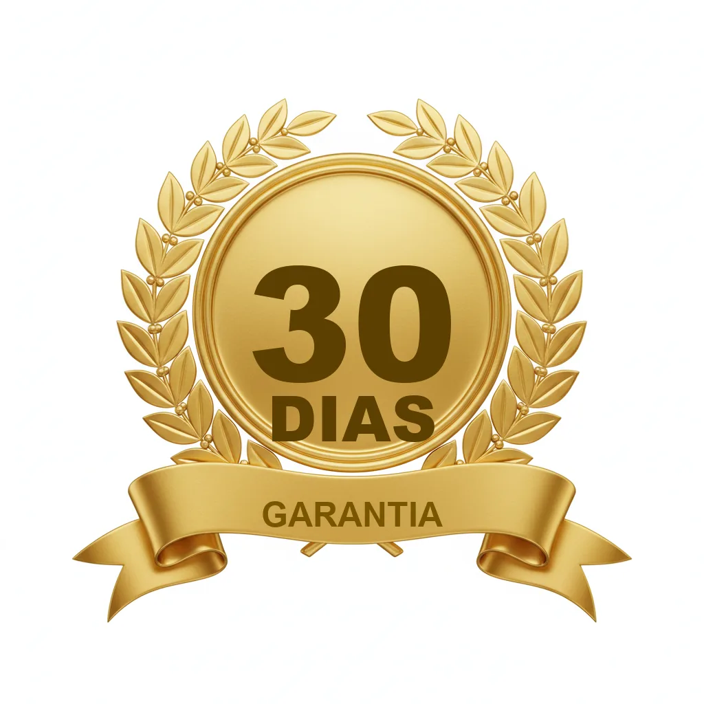 Garantia de 30 dias - satisfação ou reembolso